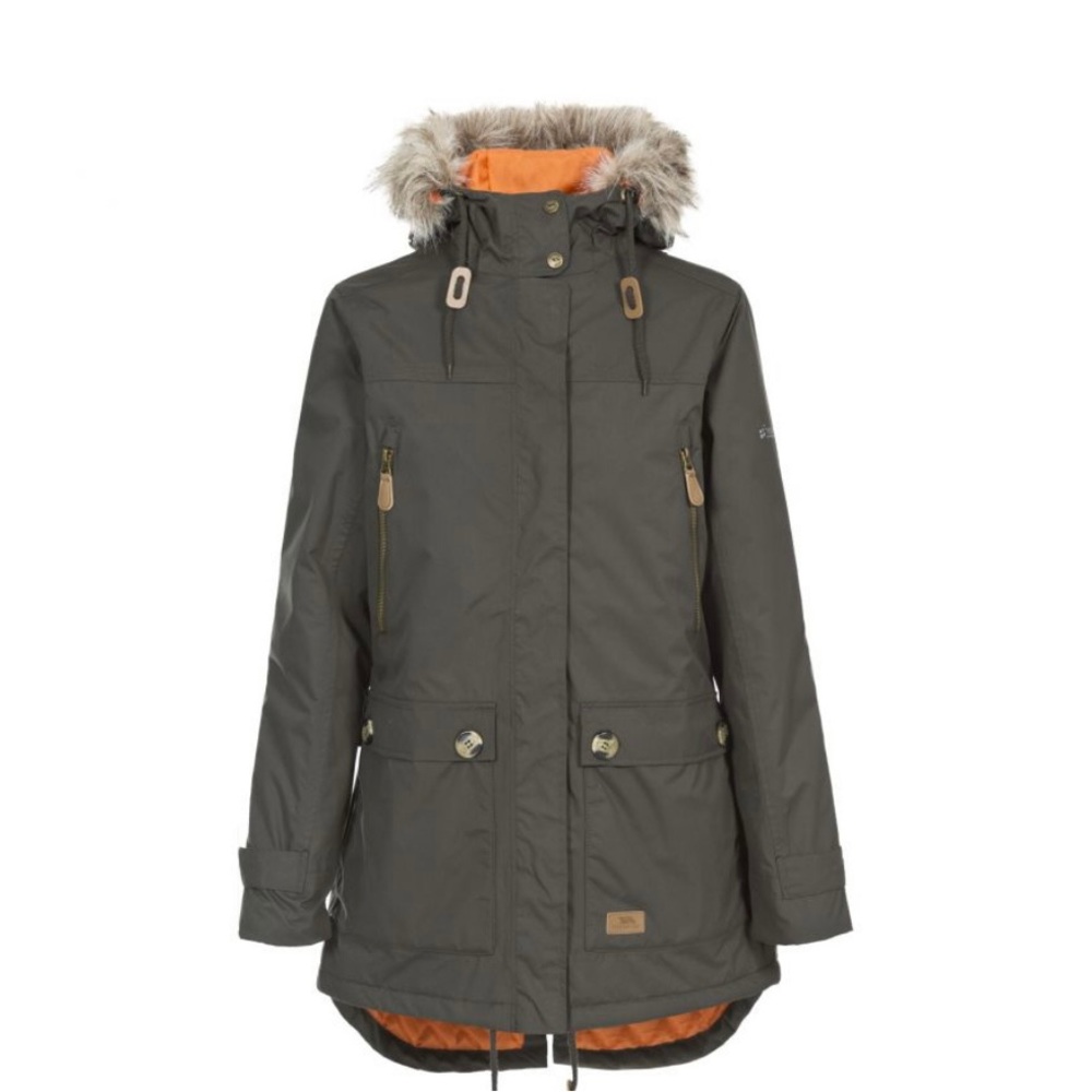 Trespass ‘Clea’ Womens Waterproof Parka Jacket Sz Small